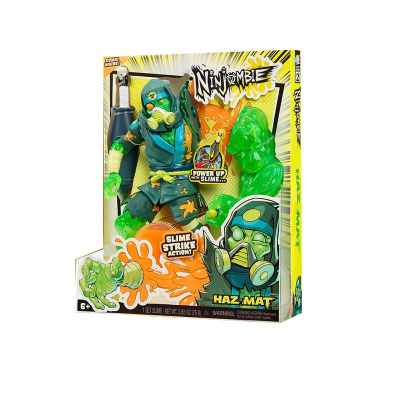Игровой набор фигурка со слаймом Хаз Мат Ниндзомби  68758 1